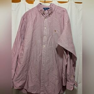 Polo by Ralph Lauren Men's Pink Shirt